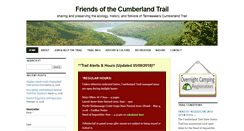 Desktop Screenshot of friendsofthecumberlandtrail.org